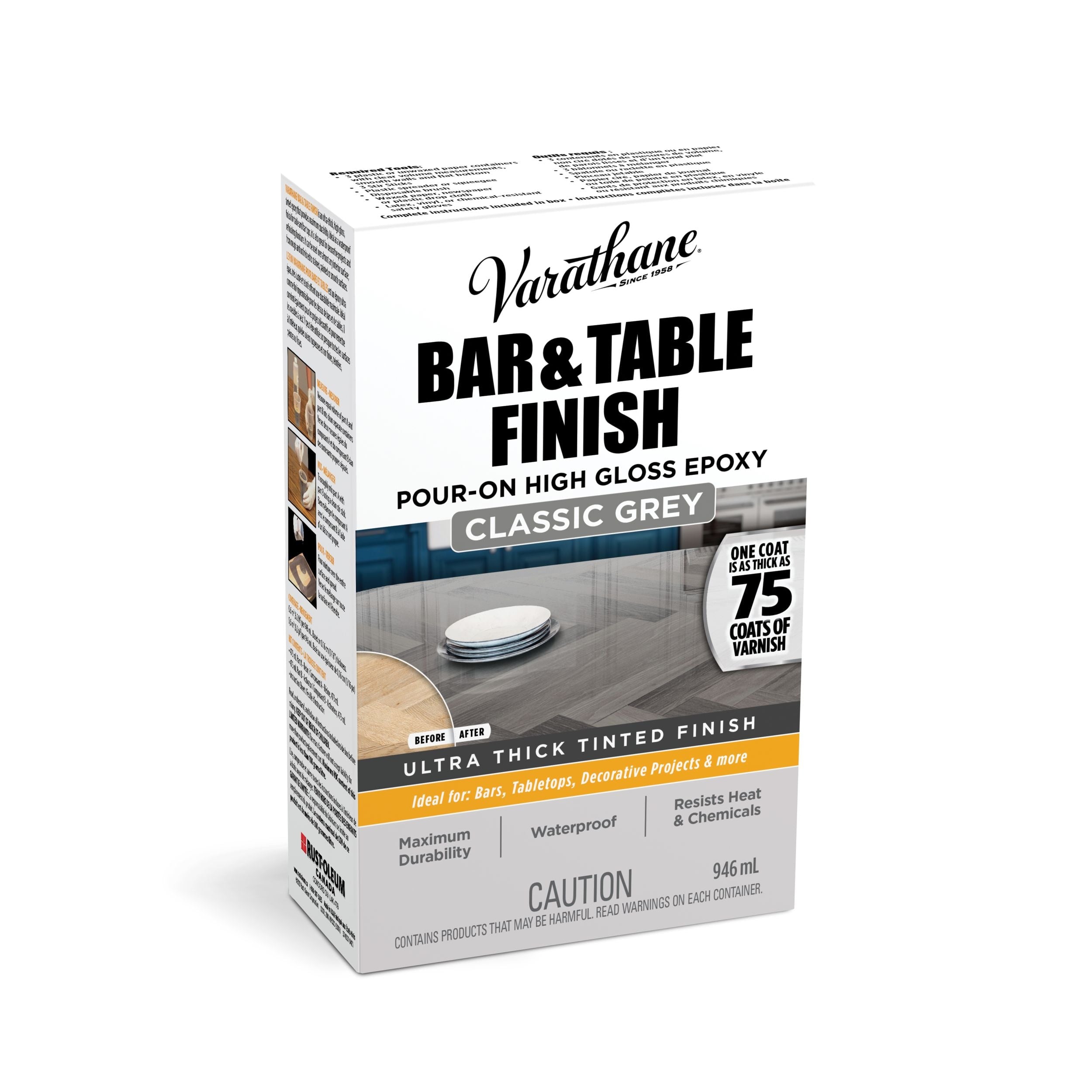 Varathane Bar & Table Pour-On Epoxy, 946-mL/ quart
