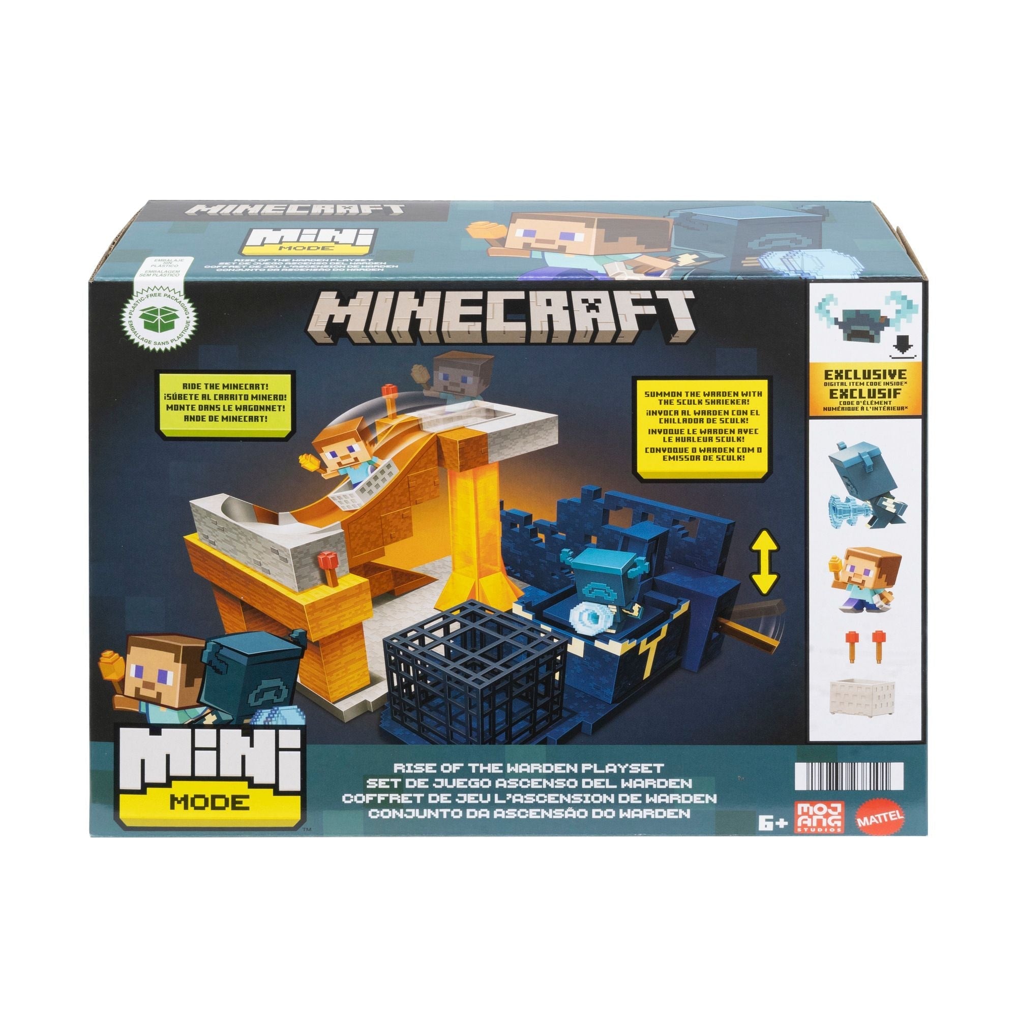 Mattel Minecraft Mini Mode Rise Of The Warden Playset