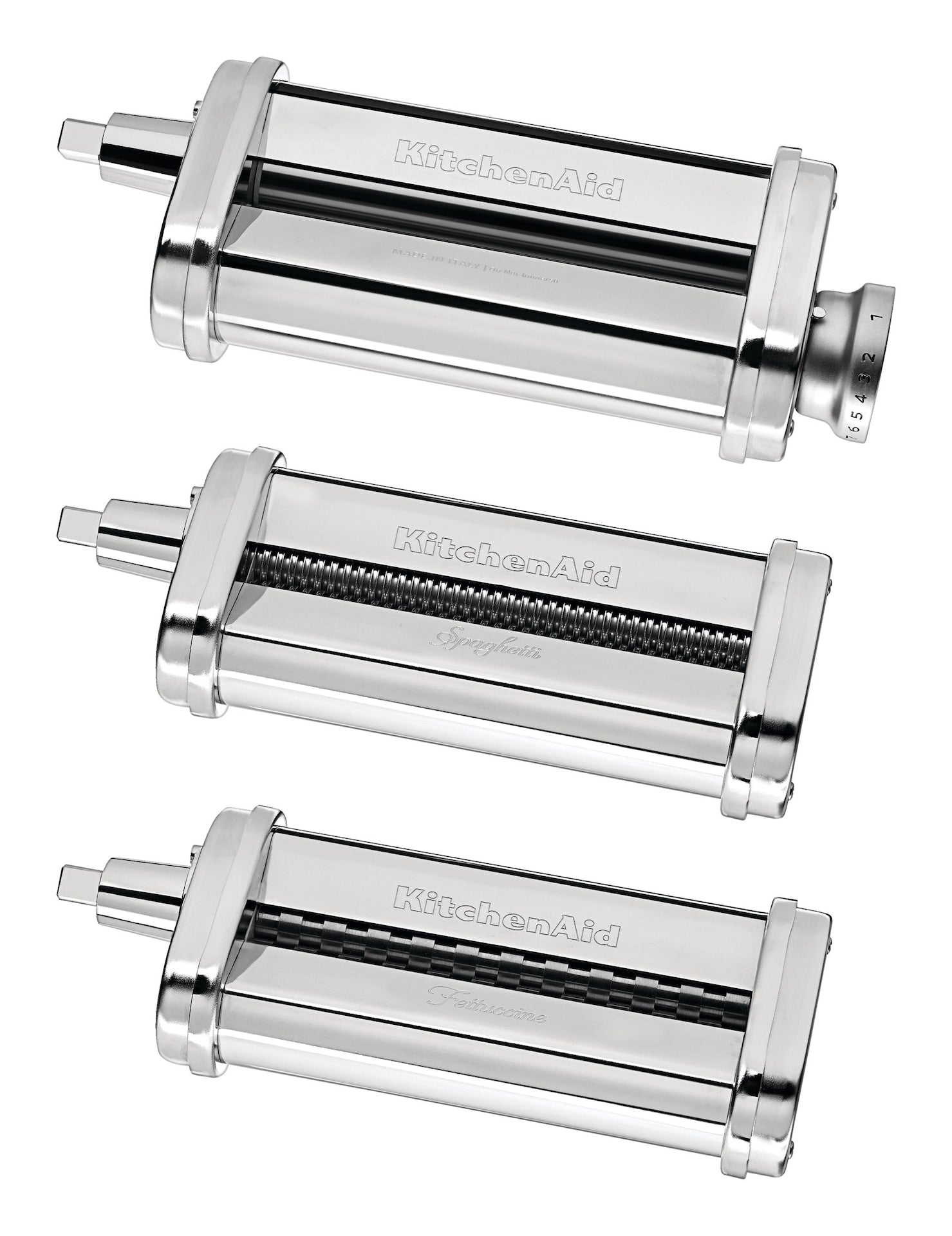 KitchenAid 3-Piece Pasta Roller & Cutter Attachment Set