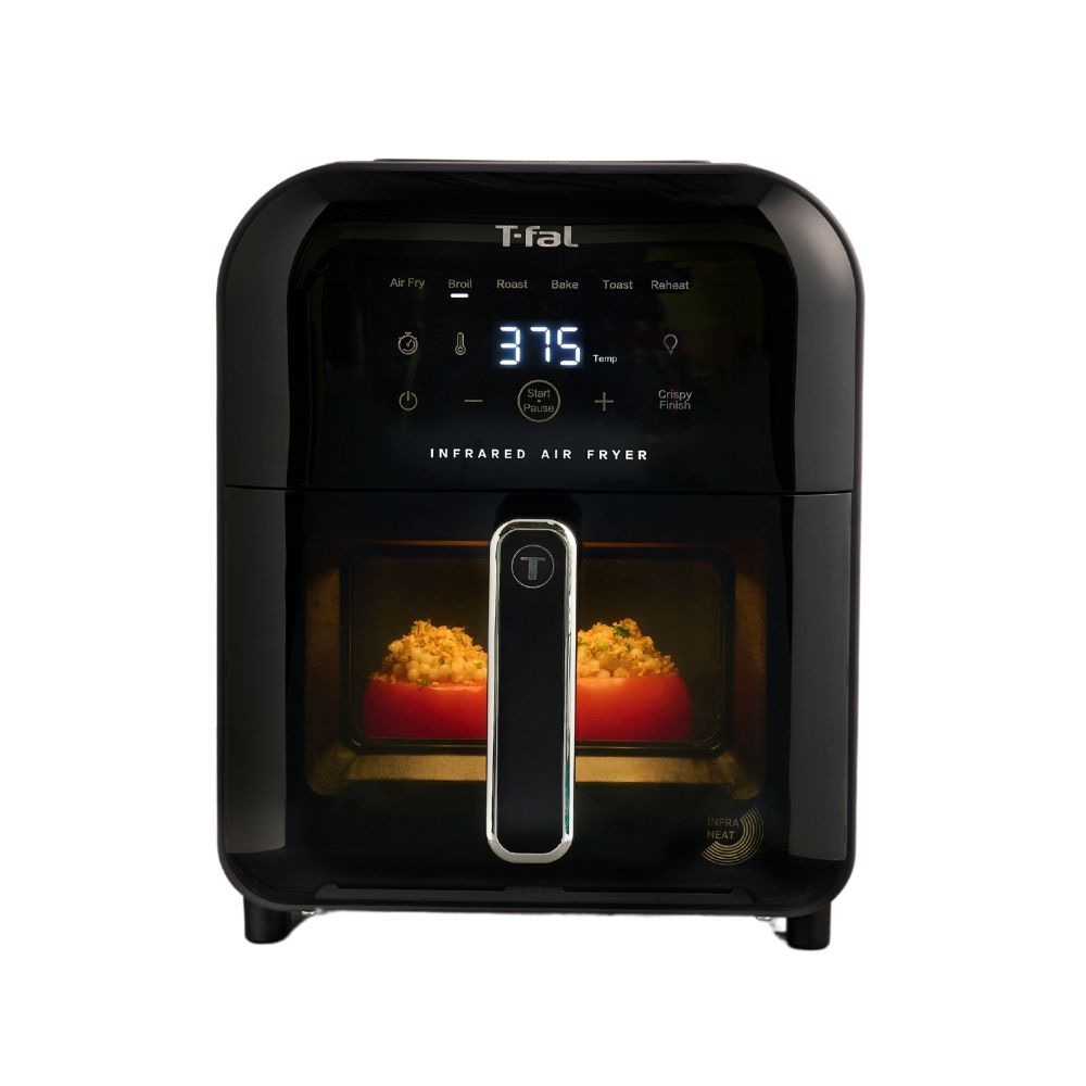 T-fal 7-in-1 Infrared Air Fryer, No Pre-heating Required, 6.3-qt