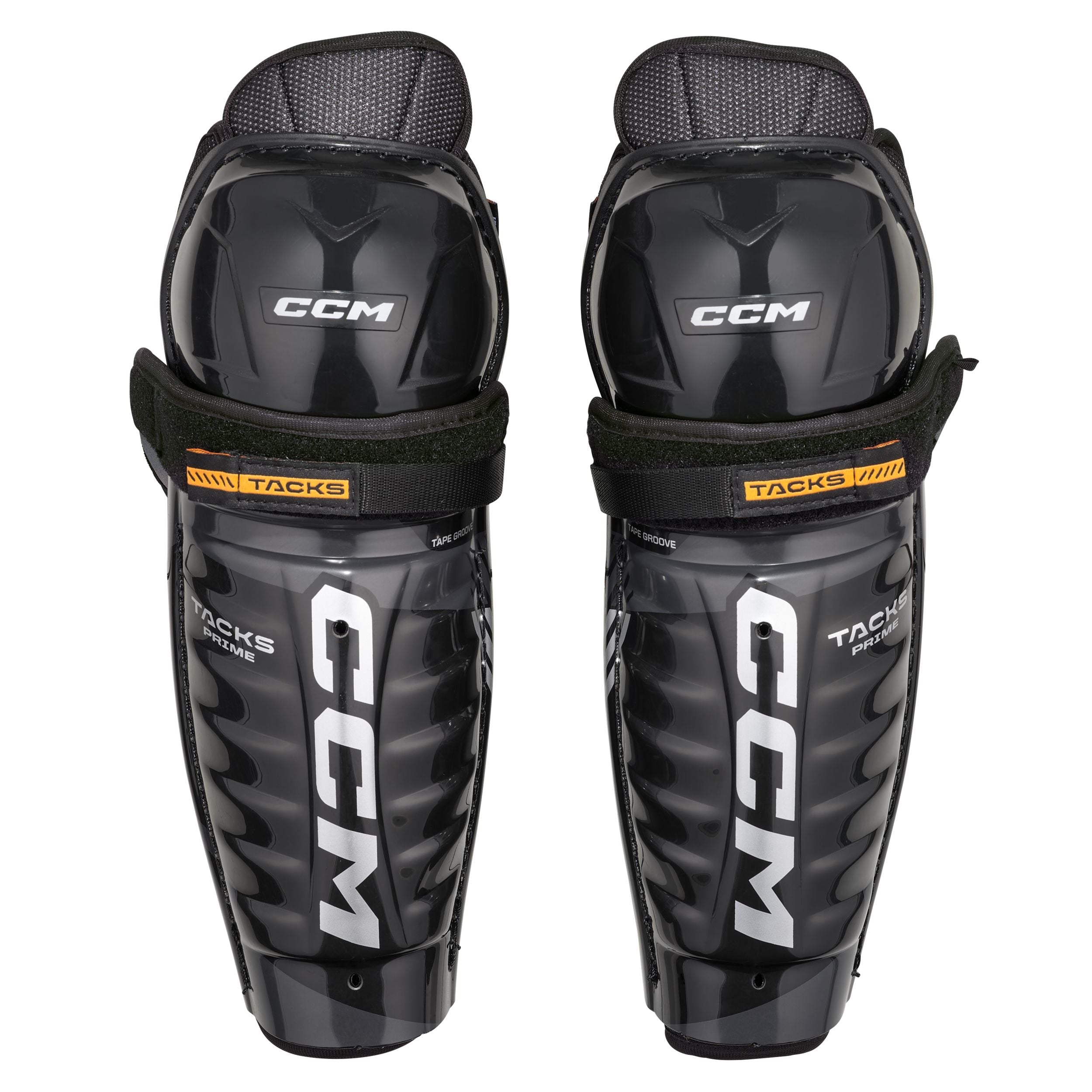 CCM Tacks Prime Hockey Shin Guards, Junior, Assorted Sizes