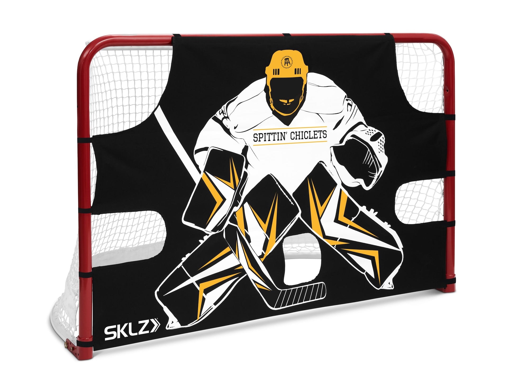 SKLZ x Spittin' Chiclets 72-in Hockey Puck-Ready Shooter Tutor