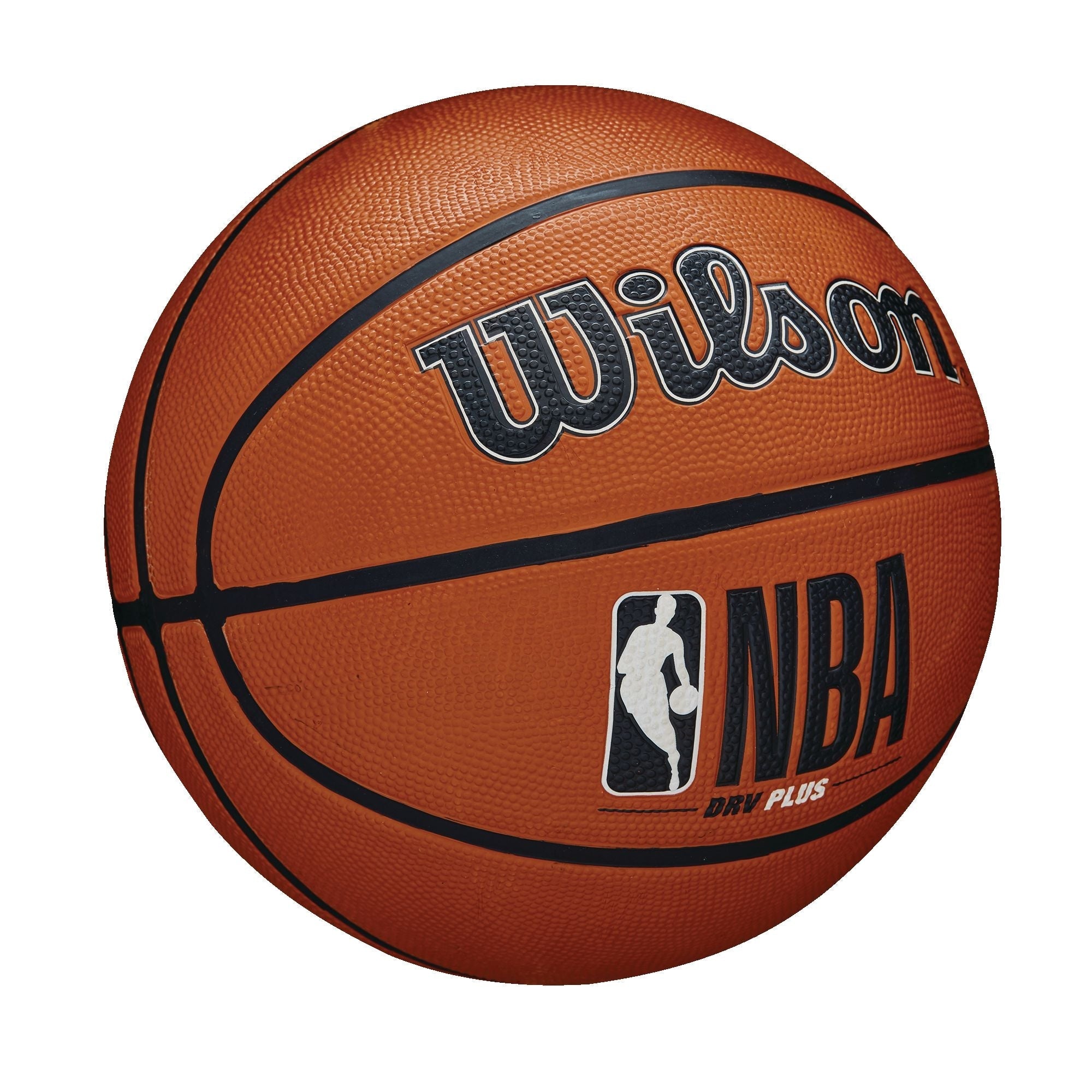 Wilson NBA DRV Plus Outdoor Rubber Basketball, Official Size 7 (29.5-in), Brown