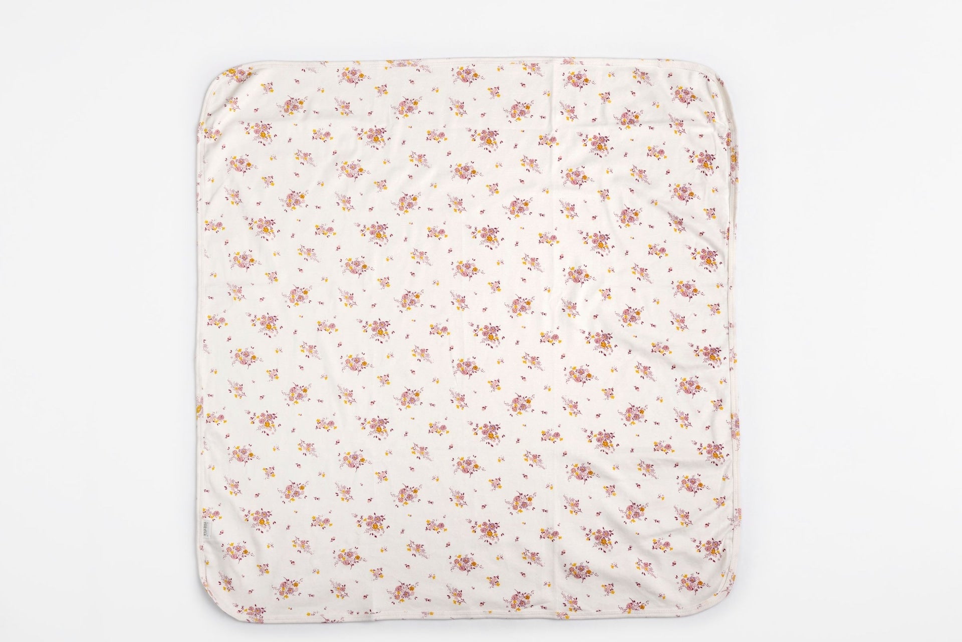 The Elk Baby Flower Print Premium Organic Cotton Blanket