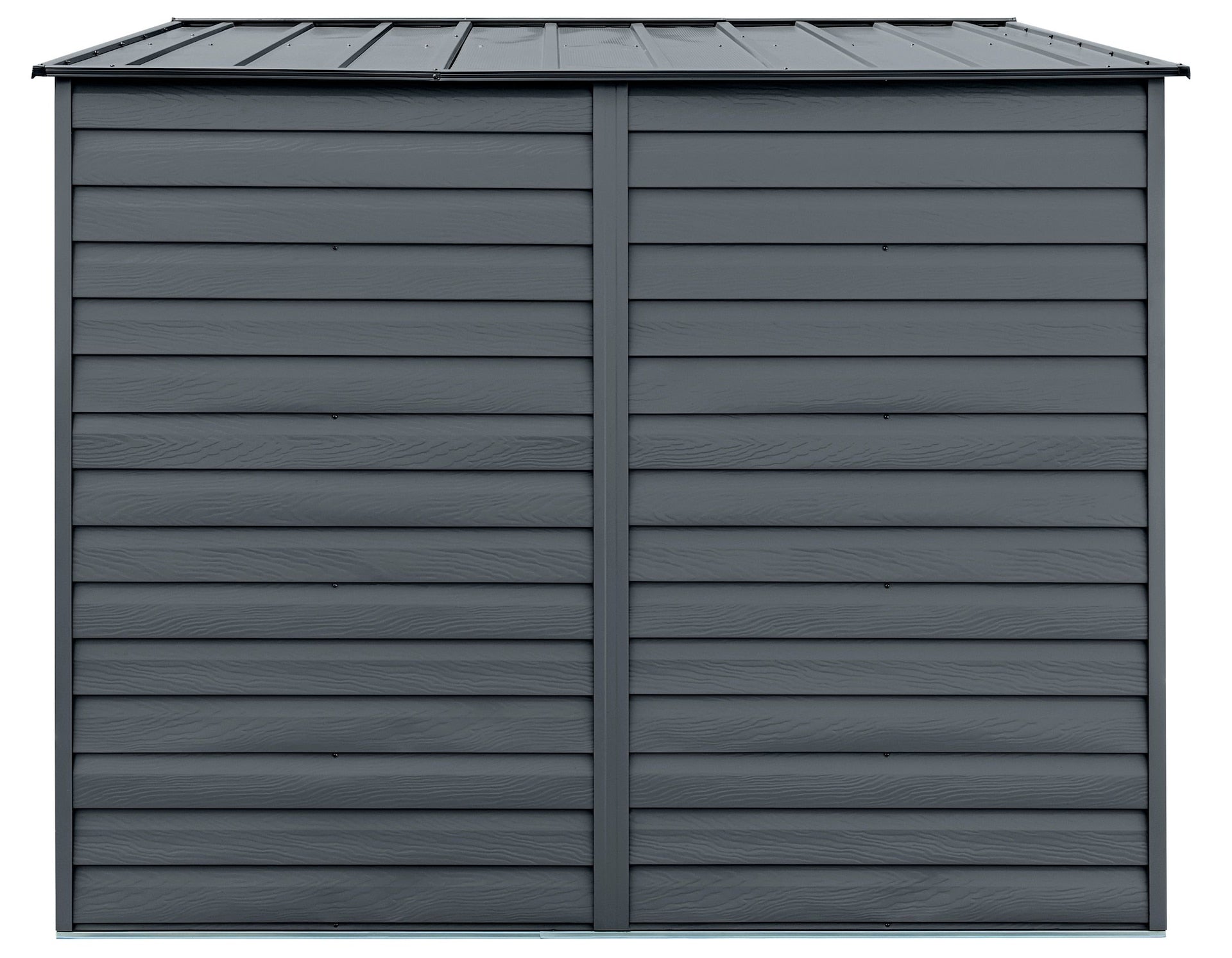 Arrow Select Galvanized Steel Storage Shed, Charcoal, 10-ft x 8-ft