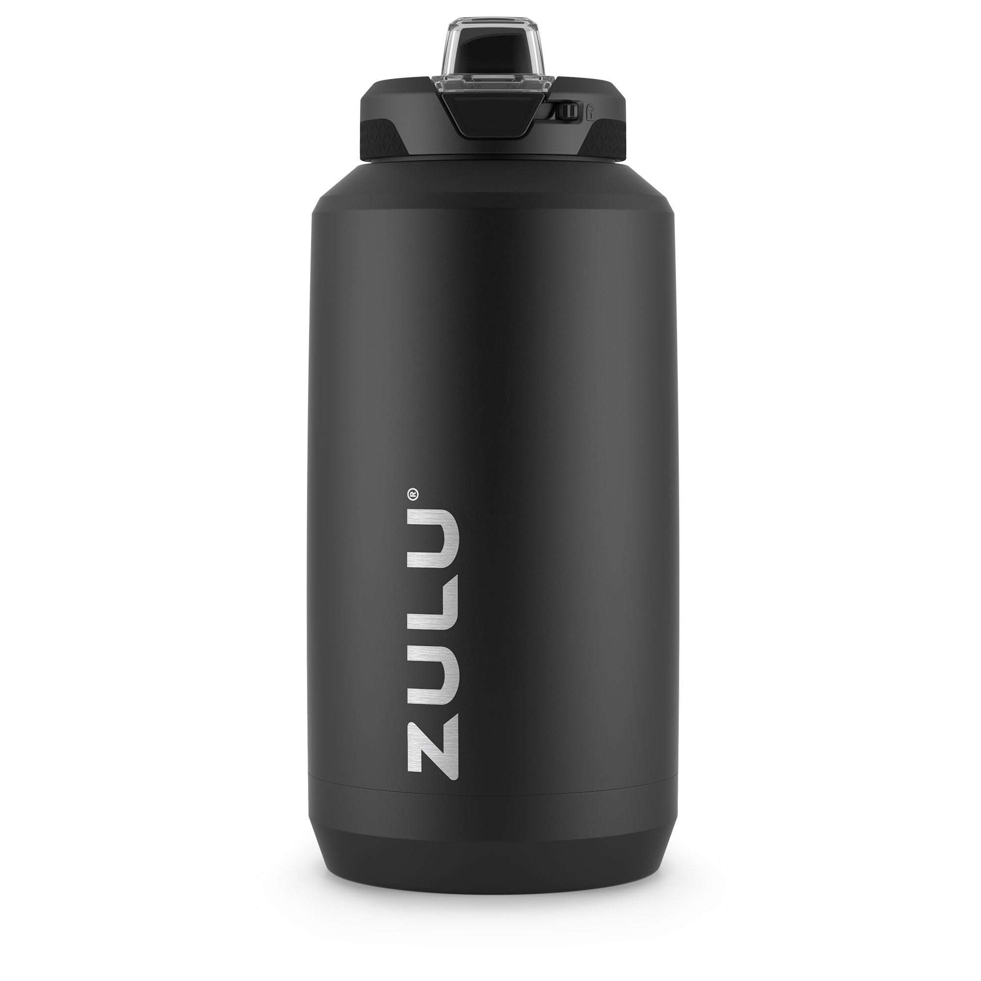 Zulu Goals Vacuum Insulated Stainless Steel Jug, 32-oz, Black, with Easy Grip Handle