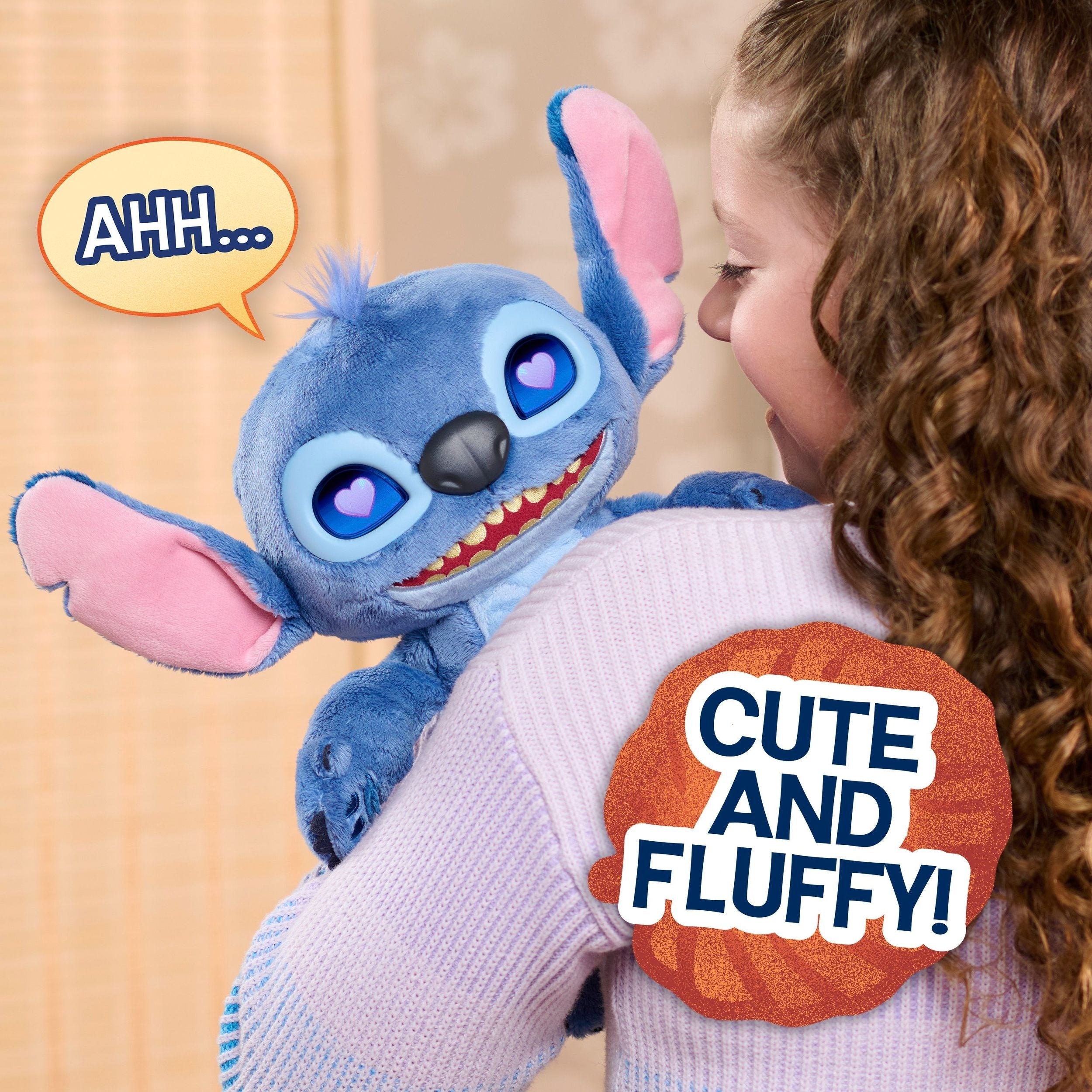 Disney Lilo and Stitch Feature Interactive Plush, 11-in