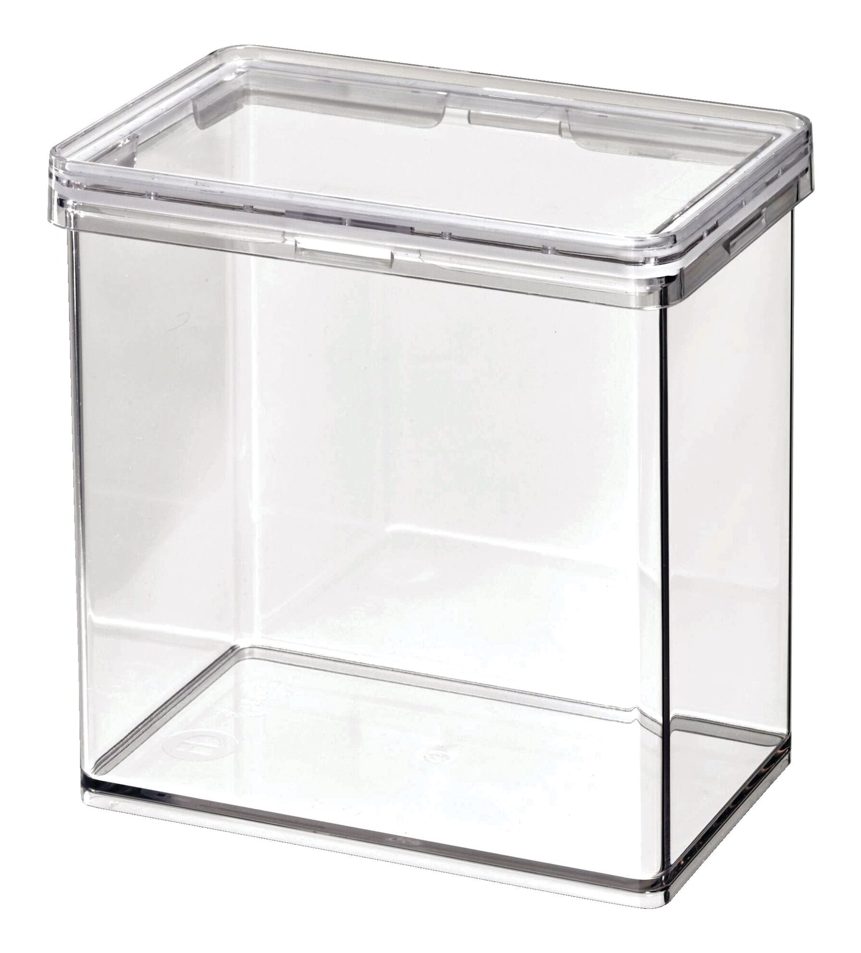 The Home Edit by iDESIGN Clear Stackable Medium Canister with Air Tight Lid, 1.42-L