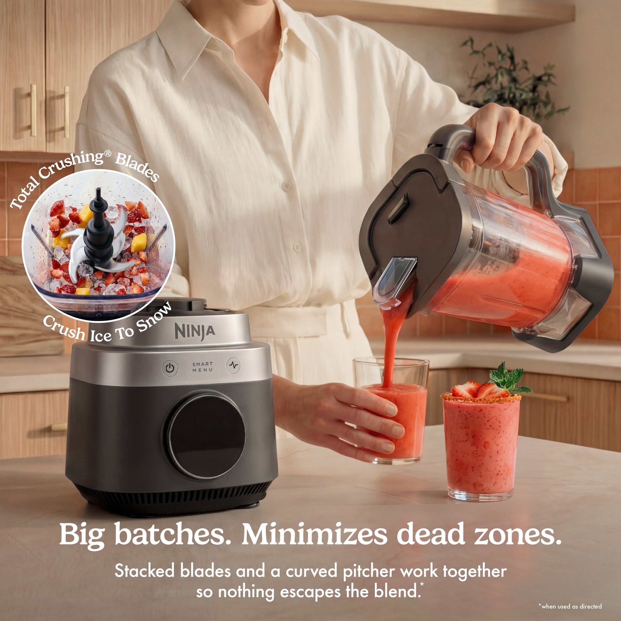 Ninja Luxe Adaptive Crushing Blender and Single-Serve System