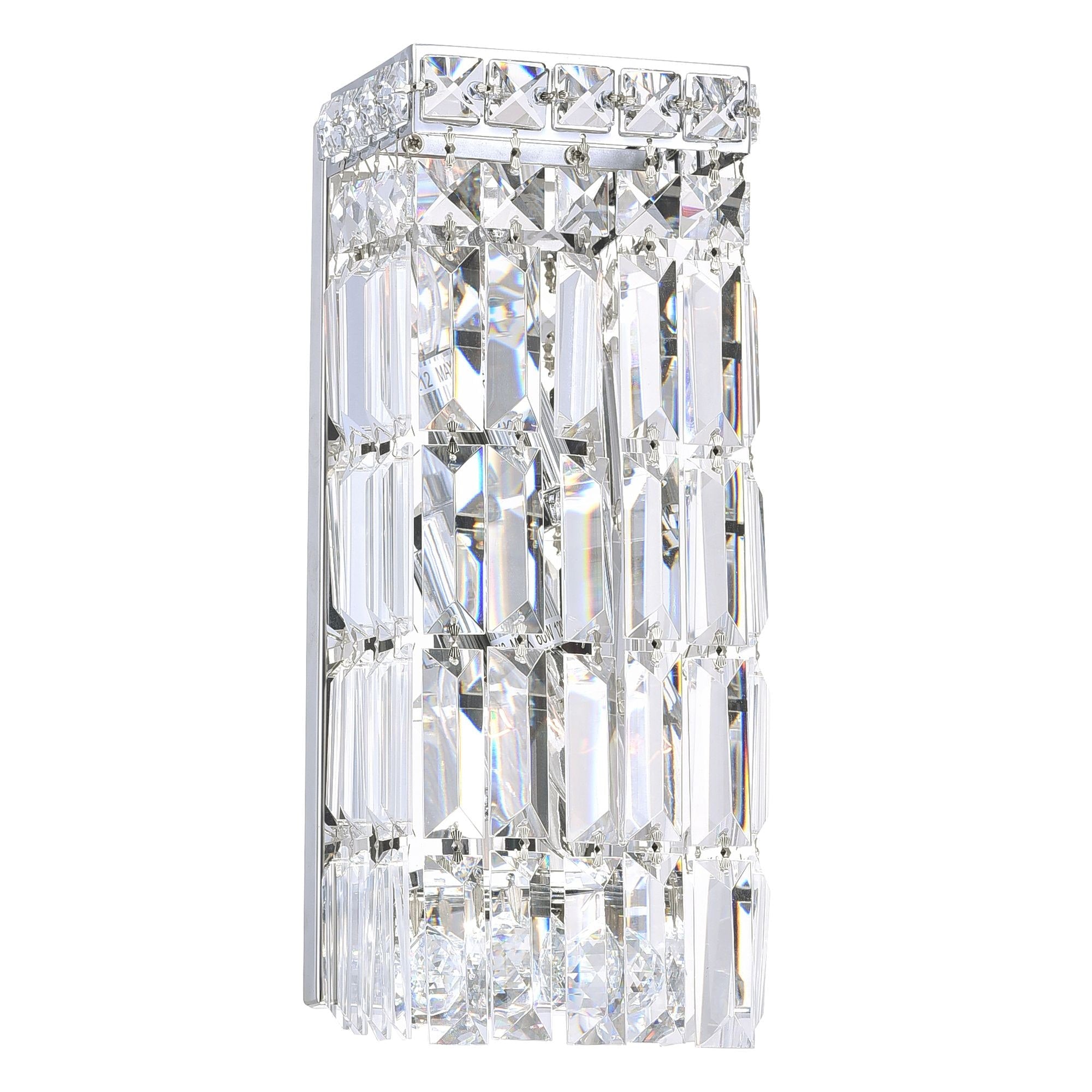 CWI Lighting Colosseum Bathroom Sconce, Chrome