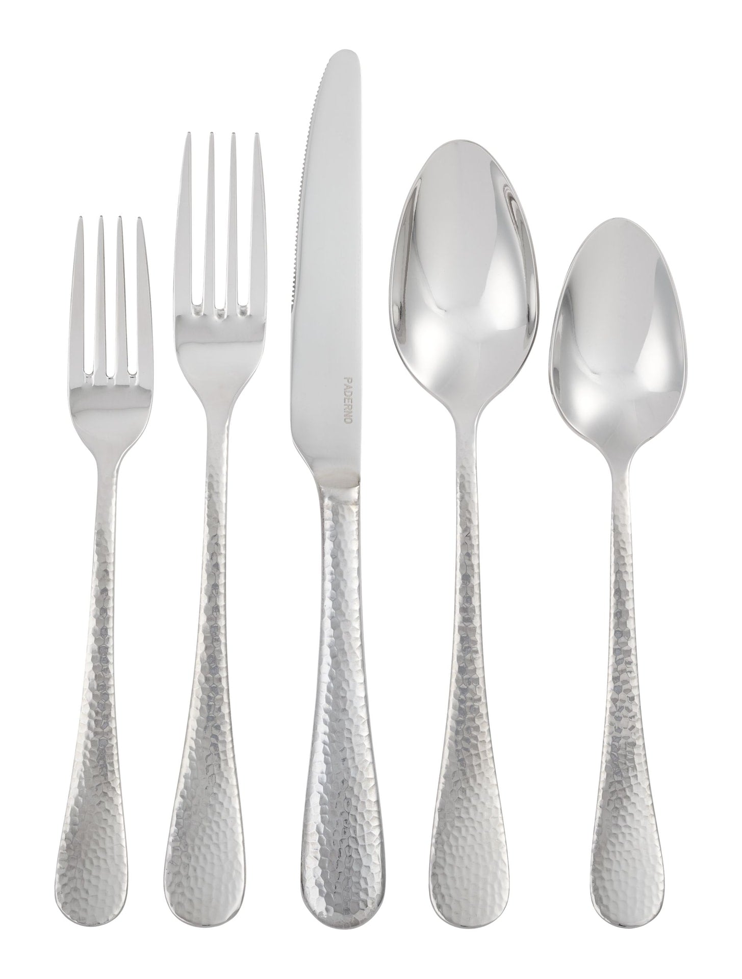 PADERNO Hammered Flatware Set, Serves 4, 20-pc